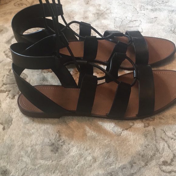 zara lace up sandals